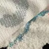 Alfombra de mesita de noche para dormitorio transfronteriza, Alfombra de terciopelo de comercio exterior, Alfombra irregular para sala de estar, Manta tufted para sofá del hogar, Esterilla aislante de felpa refrescante