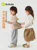 Calentamiento CíclicoCamiseta con Capucha Infantil de Dudu, Ropa de Manga Larga de Otoño para Niños, Atuendos de Otoño para Niñas, Ropa Infantil de Moda