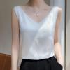 Diseño Nicho Sling 2025 Primavera y Verano Nuevo Traje Corto de Jacquard con Cuello en V de Banda Ancha para Mujer con Top y Chaleco