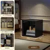 Gabinetes de Almacenamiento de Ratán, Gabinetes de Almacenamiento sin Instalación, Apilables Libres, Cajas de Almacenamiento Simples para Sala de Estar y Dormitorio, Estanterías Plegables