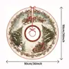 Artículos más vendidos transfronterizos: Falda para Árbol de Navidad, Hombre de Jengibre, Accesorios de Decoración para Fiesta de Escena de Año Nuevo, Decoraciones, Venta Directa del Fabricante