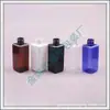 Botella Dispensadora PET Cuadrada Vacía 150ml Champú Gel de Ducha Botella Cosmética Cuadrada 150ML Limpiador Facial Botella Cuadrada