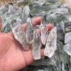 Venta al por mayor de piedra cruda de cristal verde natural, grava de cristal, cristal mineral, cristal de espina dorsal, cristal único, piedra cruda de cristal verde.