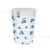 Novo Tema Mirtilo Frutas Decoração de Festa de Aniversário Arranjo Papel de Seda Bandeja Prato Talheres Talheres conjunto