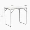 Mesa Plegable Mesa Portátil para Exteriores Mesa de Camping Mesa de Comedor Puesto Exposición Reclutamiento Mesa Pequeña Plegable Mesa y Silla