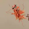 2026 Nuevo ModeloFlores de Azahar del SurPinza para el Cabello de Flor Artificial Naranja, Pasador Lateral de Estilo Tradicional para Cheongsam, Accesorio para el Cabello