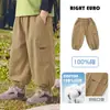 Pantalones de trabajo YOOOU para niños, ropa infantil de algodón puro, 206 pantalones casuales nuevos para niños mayores, niños pequeños y bebés, pantalones estilo primavera y otoño