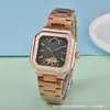 2025 Atravessando Fronteiras Aliexpress Fornecimento de Relógio Mecânico Masculino Estilo Casual Quadrado Moda Baida Watch Dropshipping