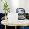 Porta Servilletas Cuadrado de Acrílico Transfronterizo para Restaurantes Occidentales, Dispensador de Servilletas de Papel para Mesa de Cafetería, Estante Transparente en Forma de U para Guardar Servilletas