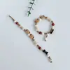 Pulsera de Cerámica Jingdezhen Nueva Pulsera de Cerámica China Joyería Estudiante Estilo Tíbet Cuerda Trenzada a Mano Puesto Regalo para Estudiante