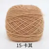 0.15kg Hilo de Terciopelo de Ardilla de Grosor Medio para Tejer Sombrero Hilo para Ramo de Flores Manta Rosa Hilo Worsted para Tejer a Mano