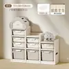 Prateleira de Armazenamento de Brinquedos Yinghe Prateleira de Armazenamento de Grande Capacidade Armário de Armazenamento Doméstico para Bebês Multicamadas Armário Artefato de Classificação para Bebês