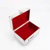 Caja con sello, caja de sello oficial, caja portátil con cerradura de aleación de aluminio para almacenar y administrar sellos bancarios y financieros