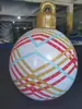 Nuevo Producto de Comercio Exterior Pelota Inflable de Navidad Adornos Navideños Pelota Luminosa Pelota Inflable Navideña de PVC Pelota Festiva Pelota Decorativa