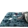 Tapete de Lã de Seda Transfronteiriço, Tapete para Mesa de Centro de Sala de Estar, Tapete Tie-Dye Degradê para Quarto ao Lado da Cama, Tapete de Chão Plush de Cobertura Total Doméstico