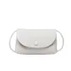 2025 Nuevo Bolso Cuadrado Pequeño de Moda Casual Versátil Bolso de Hombro Simple Patrón Tejido Textura Negra Bolso Cruzado