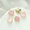 Corazón de Amor Vintage Colgante Sencillo Pegatina Concha Colgante Diy Accesorios para Pulsera Collar