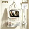 Bolsa de pendurar impermeável conveniente para roupas de banho, cesta de armazenamento de banheiro para roupas limpas, organizador de roupas de banheiro
