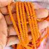 Pulsera de Accesorios de Cuentas de Vidrio Imitación Jade 4*4mm Pulsera de Accesorios de Vidrio de Cristal Cuentas Cilíndricas Cuentas Sueltas