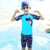 Liquidación de Trajes de Baño para Niños Trajes de Baño para Niños Trajes de Baño de una Pieza y Dos Piezas para Niños Bañadores de Doble Capa Rebaja de Verano
