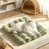 Esterilla para Mascotas Invierno Engrosada Felpa Cápsula Espacial Nido de Gato Esterilla para Cachorros Esterilla Cálida Nido de Conejo Esterilla para Dormir Esterilla para Dormir Gato