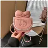 Bolsas para Niños, Mini Bolsas de Moda con Lazo de Dibujos Animados, Diseño Padre-Hijo, Bolsos Cruzados Lindos de Nicho para Niñas