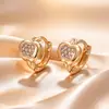 Xuping Brazaletes Rusos Transfronterizos para Oreja, Aros Color Oro de 18K con Incrustaciones de Diamantes, Joyería de Lujo Ligero de Alta Gama al por Mayor para Mujeres