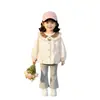Recién llegado: Chaqueta Versátil Informal de Moda Linda Estilo Coreano para Niñas de Primavera y Otoño con Cuello