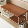 Estante de almacenamiento para máquina de café, mostrador de bar, gabinete de mesa de comedor, estante de almacenamiento para bolsitas de té y tazas, estante de almacenamiento multifuncional para el hogar con cajones