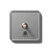 Enchufe de Pared con Interruptor Multicolor Estándar Europeo, Tomacorriente Doméstico Empotrado Retardante de Llama