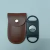 Tijeras para Cigarros de Doble Filo de Acero Inoxidable con Patrón Damasco, Cortador de Cigarrillos, Pinzas Portátiles para Cigarros de Doble Filo, Regalo