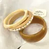 Set de pulseras vintage, pulseras de ala ancha a la moda y versátiles, pulseras versátiles apilables de alta gama, nuevo diseño primavera-verano