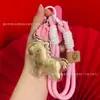 Acessórios de Chaveiro Princesa Dourada do Ano do Cavalo Ouro Puro 999 Fique Rico Instantaneamente Pingente de Bolsa Venda por Atacado em Estoque