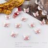 Galvanoplastia Nova Camélia Borboleta Nail Art Jóias Cartoon Amor Flor Nail Art Pequenos Acessórios Nail Art Decoração
