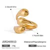 Anillos Wanxing de acero de titanio europeos y americanos para mujer, acero inoxidable, varios diseños, anillos versátiles, estilo clásico, promoción mayorista transfronteriza