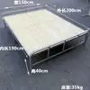 Cama plegable de bambú Cama individual Cama de siesta Uso doméstico Adulto 1.3m Económica Multifuncional Pequeña Simple Cama refrescante