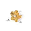 Anillo de Perla Flor Lele Jewelry Estilo Exagerado Anillo Ins para Chicas Moda Transfronteriza Europea y Americana Joyería Estilo Vacaciones