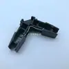Acessórios para armários Weitu: Conector de reforço de plástico preto RP-006, tampão de canto de plástico, conector de plástico de duas vias