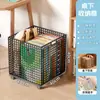 Caja de almacenamiento de libros para al lado del escritorio de estudio, con ruedas, caja de almacenamiento de libros móvil de gran capacidad debajo del escritorio