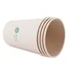Taza de Papel de Fibra de Bambú Deli 19208 250ml para Uso en Oficina y Hogar, Taza Desechable de Fibra de Bambú, Venta al por Mayor de una Pieza