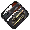Fábrica fuente corte de pelo corte de pelo tijeras para el cabello traje especial herramientas tijeras de dientes planos tijeras de entresacar tijeras