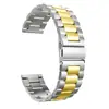 Adecuado para Samsung Galaxy Watch 5 Pro 45/44/40mm cadena de acero inoxidable de tres eslabones correa metálica