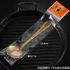 Colher de Aço Inoxidável, Colher de Arroz para Cantina Estudantil, Colher Redonda Doméstica com Cabo Longo, Colher para Melancia, Embalada Individualmente, Colher para Ninho de Pássaro para Alimentação Complementar