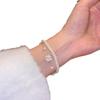 Entrada Francesa Lujo Flor de Camelia Perla Pulsera de Dos Piezas Elegante Elegante Diseño Sensación Pulsera Exquisita Joyería de Moda para Mujeres