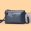 Bolsa Feminina de Comércio Exterior Transfronteiriço 2025 Novo Estilo de Mão Multicamadas para Moedas e Celular Moda Tendência Simples de Ombro Transversal