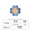 Yongzhu em estoque Venda Quente Adesivos de Tecido Bordados com Margaridas Flores Coloridas Adesivos de Patch para Roupas Decoração de Mala Sapato Chapéu Atacado