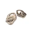 Botões Decorativos de Metal com Argola em Estoque para Casacos, Trench Coats, Suéteres com Acabamento de Luxo