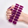 Pegatinas para Uñas con Purpurina de Color Sólido Sin Hornear Removibles Pegatinas para Uñas con Pegamento de Gelatina Suministro Directo de Fábrica Origen Seguras para Mujeres Embarazadas