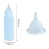 Alimentador de Gatos de Grande Capacidade para Filhotes com Bico Fino para Gatinhos, Gatos de Estimação e Filhotes - Transparente, Acessório Útil para Alimentação de Animais