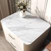 Alfombrilla Imitación Mármol para Mesita de Noche de Dormitorio Tela Cubierta Impermeable Alfombrilla Aislante Anti-Rayaduras No Lavable Resistente al Desgaste Alfombrilla Protectora de Escritorio